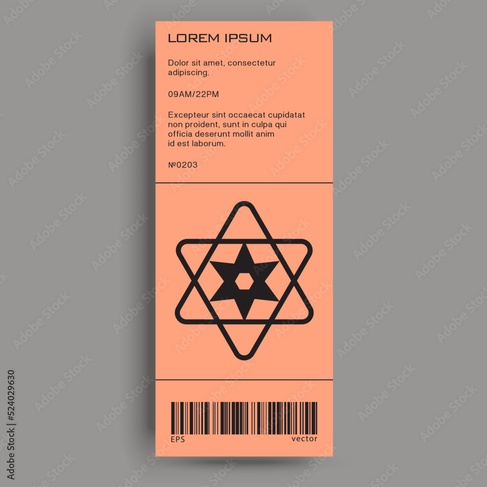 Poster brutalist poster design template layout with bold typography and brutal vector pattern with abstract