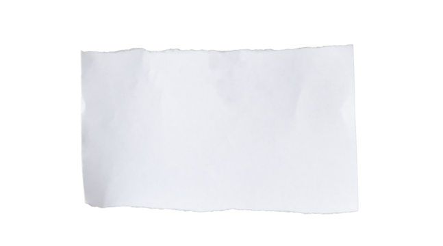 paper ripped scraps fragments wisps isolated on transparent background - PNG format.