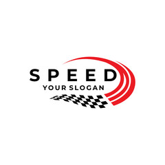 speed logo vector design template