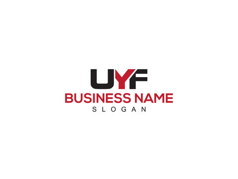 Creative UYF Logo Icon, Simple uyf Letter Logo Image Design For Your Brand