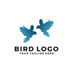 bird logo vector design template
