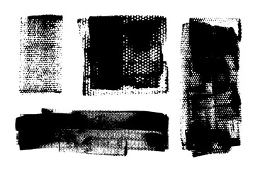 Fototapeta premium Vector black paint, ink brush stroke, brush, line or texture. Dirty artistic design element, box, frame or background for text. 