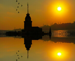 The Maiden's Tower (Kiz Kulesi) Sunset