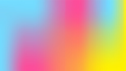 abstract gradient blue pink and yellow wallpaper background illustration