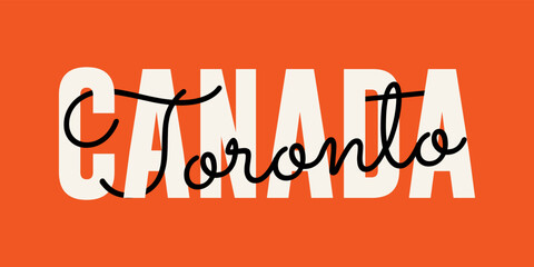 T-shirt stamp graphic, Sport wear typography emblem Toronto, Canada vintage tee print, athletic apparel design shirt graphic print