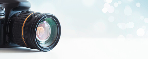 Close-up of a digital camera