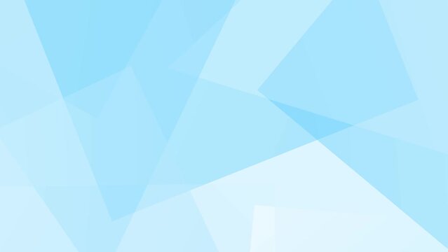 Light blue abstract background with looping animated overlapping geometric shapes