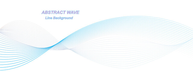 Abstract modern colorful wavy stylized line background .blending gradient colors It used for Web, Mobile Applications, Desktop background, Wallpaper, Business banner, poster. It make using blend tool