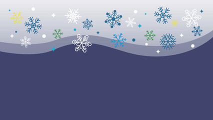 雪の結晶の背景素材