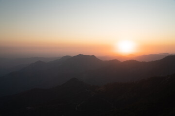Sunset In Sequoia