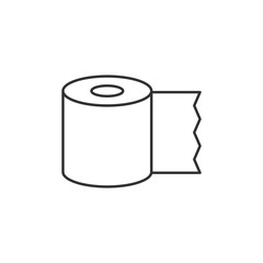 toilet paper icon. Element of web icon for mobile concept and web apps. Detailed toilet paper icon can be used for web and mobile. Premium icon on white background