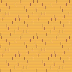 Brick wall with separate brick stroke seamless pattern, background design illustration