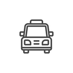 Car front view black icon, car icon or logo isolated sign symbol vector illustration, Auto vehicle isolated. Transport icons. Automobile silhouette front view. Sedan car, vehicle or automobile