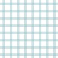 Gingham seamless pattern checkered square symmetrical blue gray background