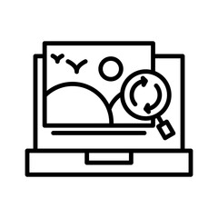 Search Image icon design