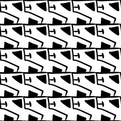 seamless pattern of monster cartoon background