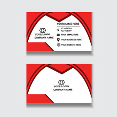 Naklejka na ściany i meble Modern Business card template design