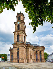 Ludwigskirche in Saarbrücken, Kirche im Barockstil im Stadtteil Alt-Saarbrücken