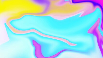 Obraz na płótnie Canvas Fluid color background. Liquid shape on white. 3d rendering.