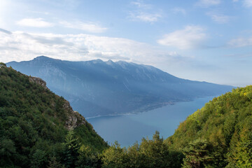 Naklejka na ściany i meble Lake Garda Hiking