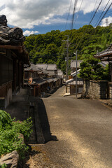 真土の古い街並み　和歌山県橋本市