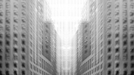 Blurred abstract architectural background