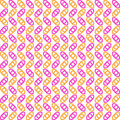 Pattern design template with ornament motif. repeat and seamless textile. decorative graphic in flat style