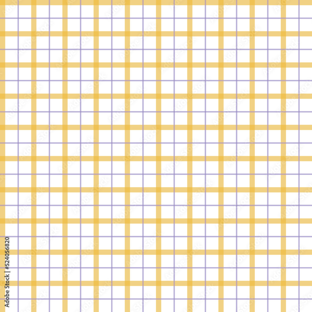 Poster set of colorful and cute check pattern background illustrations.