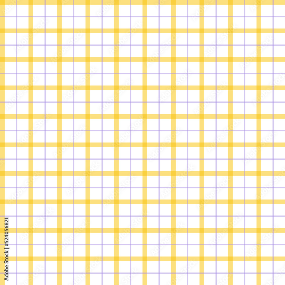 Poster set of colorful and cute check pattern background illustrations.