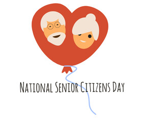 World Senior Citizen's Day banner template.