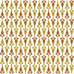 Pattern design template with ornament motif. repeat and seamless textile. decorative graphic in flat style