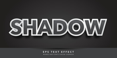 shadow 3d editable text effect