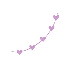 Obraz na płótnie Canvas purple heart