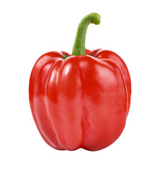 Red pepper on transparent png