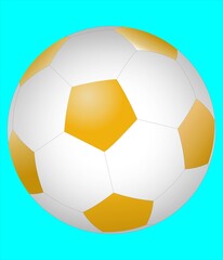 Fototapeta premium golden soccer ball