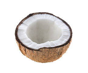 Coconut isolated on transparent png