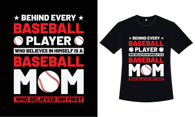 Baseball t-shirt design vector graphic
