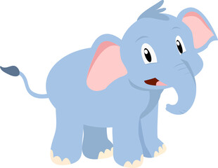 cute baby elephant cartoon