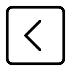 rectangle left arrow