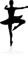 Dancing Ballet Dancer Silhouette © Christos Georghiou