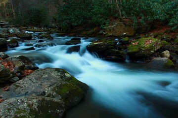 Naklejka na ściany i meble River Little Stony Creek, Virginia