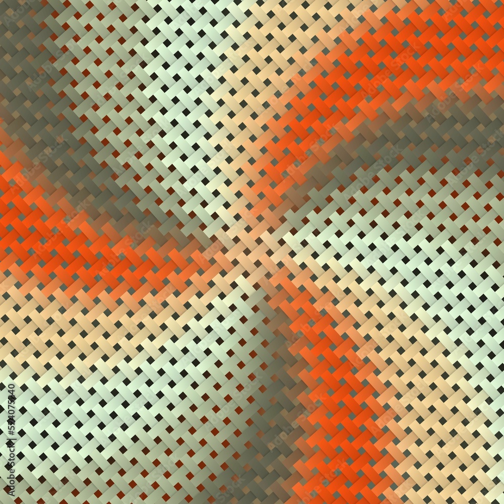 Poster an interlaced fiber checkered surface elements wicker plastic weave pattern texture background.