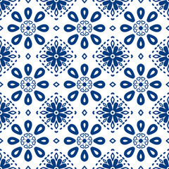 seamless pattern with snowflakes