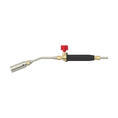 Burner gas-air isolated on white background. Vector illustration.