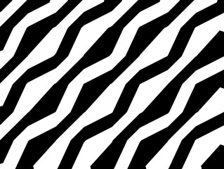 Zebra stripes design