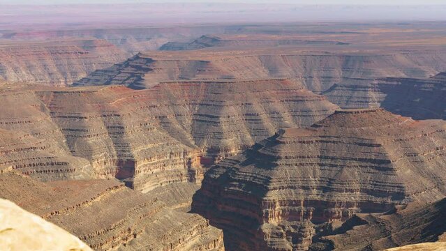 Time lapse of deserted canyons at sunset in Southern Utah, USA