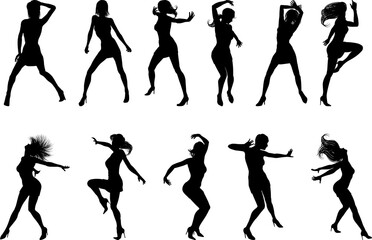 Dance Dancer Silhouettes