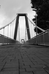 footbridge to Kmoch Island in the city of Koln
