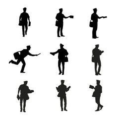 Postman Silhouettes