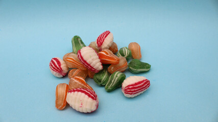 Grupo de caramelos de colores 